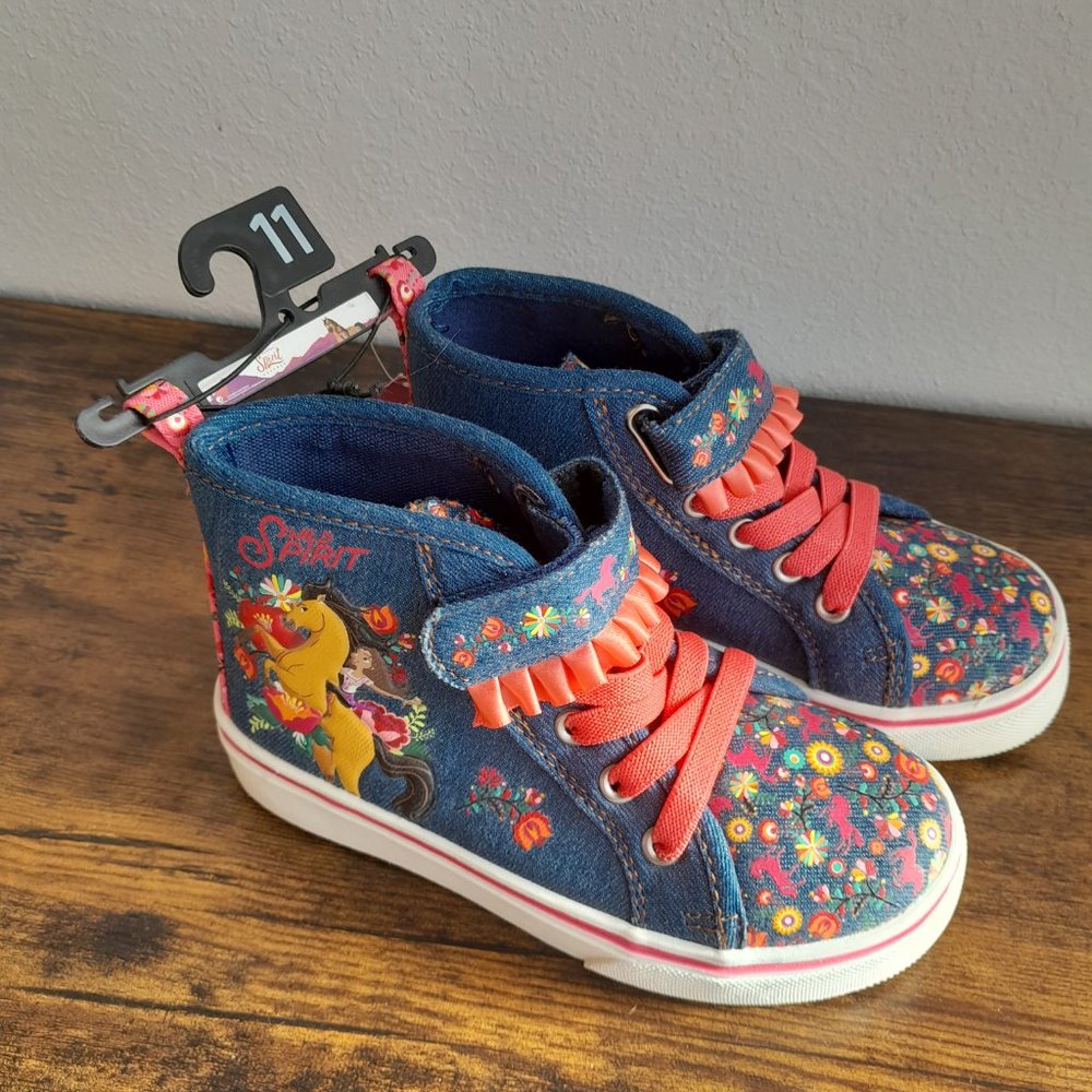 NWT Spirit High Top Sneakers- Toddler 11- High-tops- NEW Velcro - Picture 2 of 6